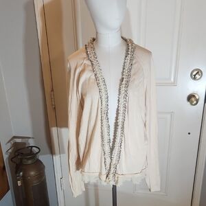 Banana Republic Cream Knit Sweater